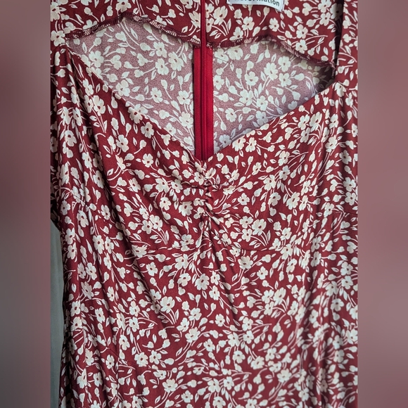 Red Reformation midi dress - Picture 3 of 3